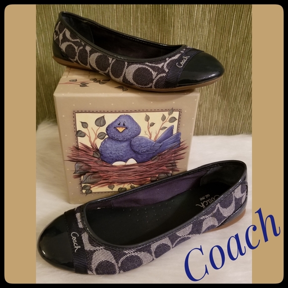 coach classic flats